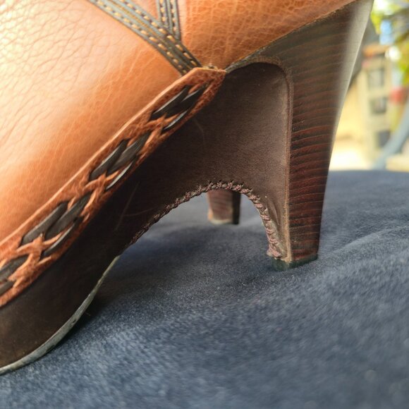 Women's Tall Slip-On Riding Boots Brazilian Leather Knee High by Cole Haan - Picture 10 of 12